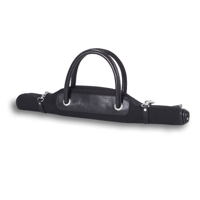 Roll-up canvas leather trim Tote –