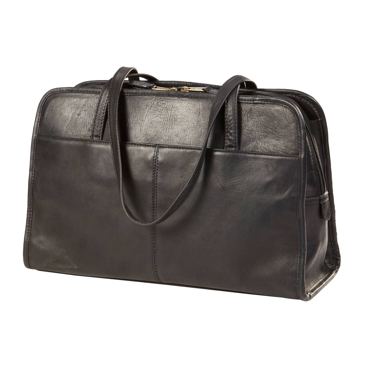 Three Section Leather Tote by Clava – CLAVA