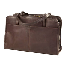 Load image into Gallery viewer, Three Section Leather Tote
