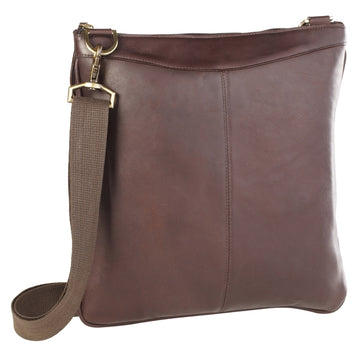 Clava Leather Turnlock Messenger Vachetta Tan