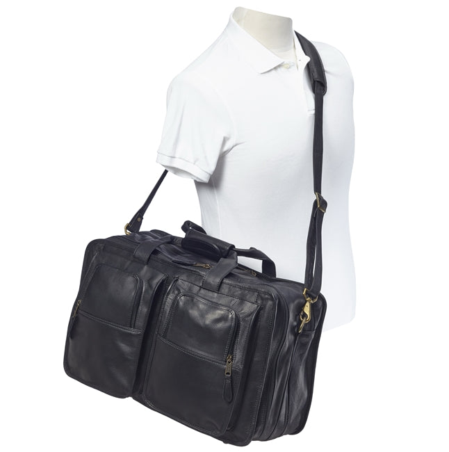 Leather Flight Bag - Carry On Bag for Men | Clava – CLAVA