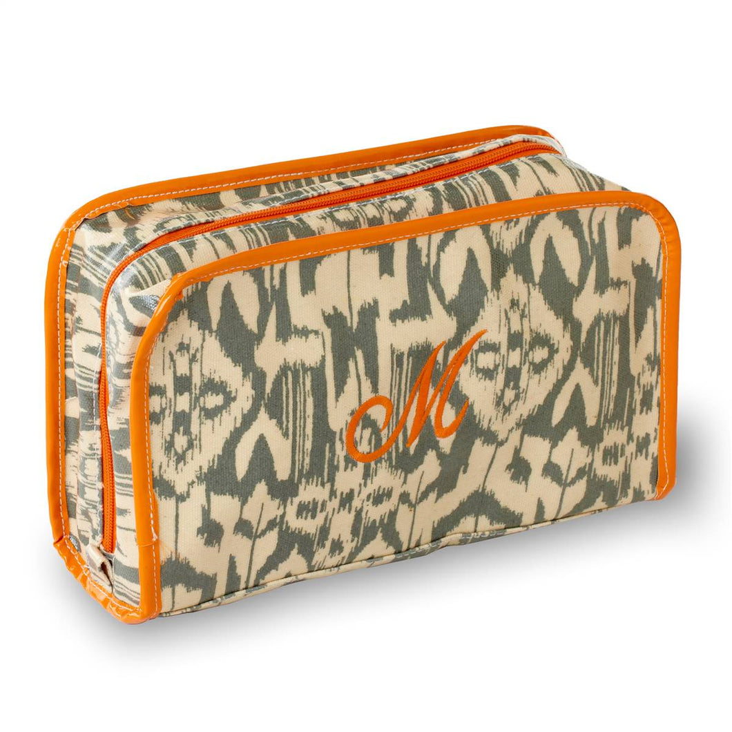Wellie Ikat 2 Piece Cosmetic Case