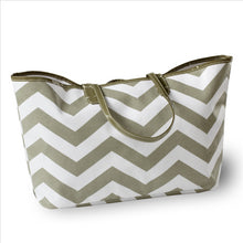 Load image into Gallery viewer, Wellie Chevron Market Tote
