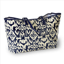 Load image into Gallery viewer, Wellie Ikat Market Tote
