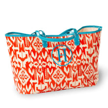 Load image into Gallery viewer, Wellie Ikat Market Tote

