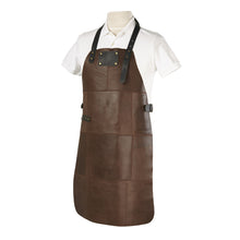 Load image into Gallery viewer, The Grill Master Leather Work Apron
