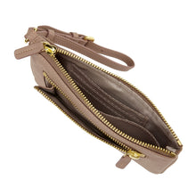 Load image into Gallery viewer, Modern Leather Wristlet
