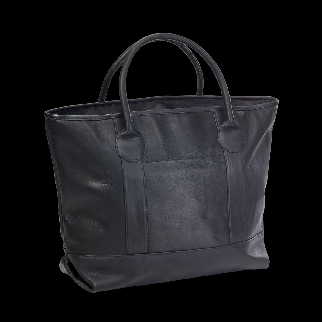 Nantucket Leather Top Tote