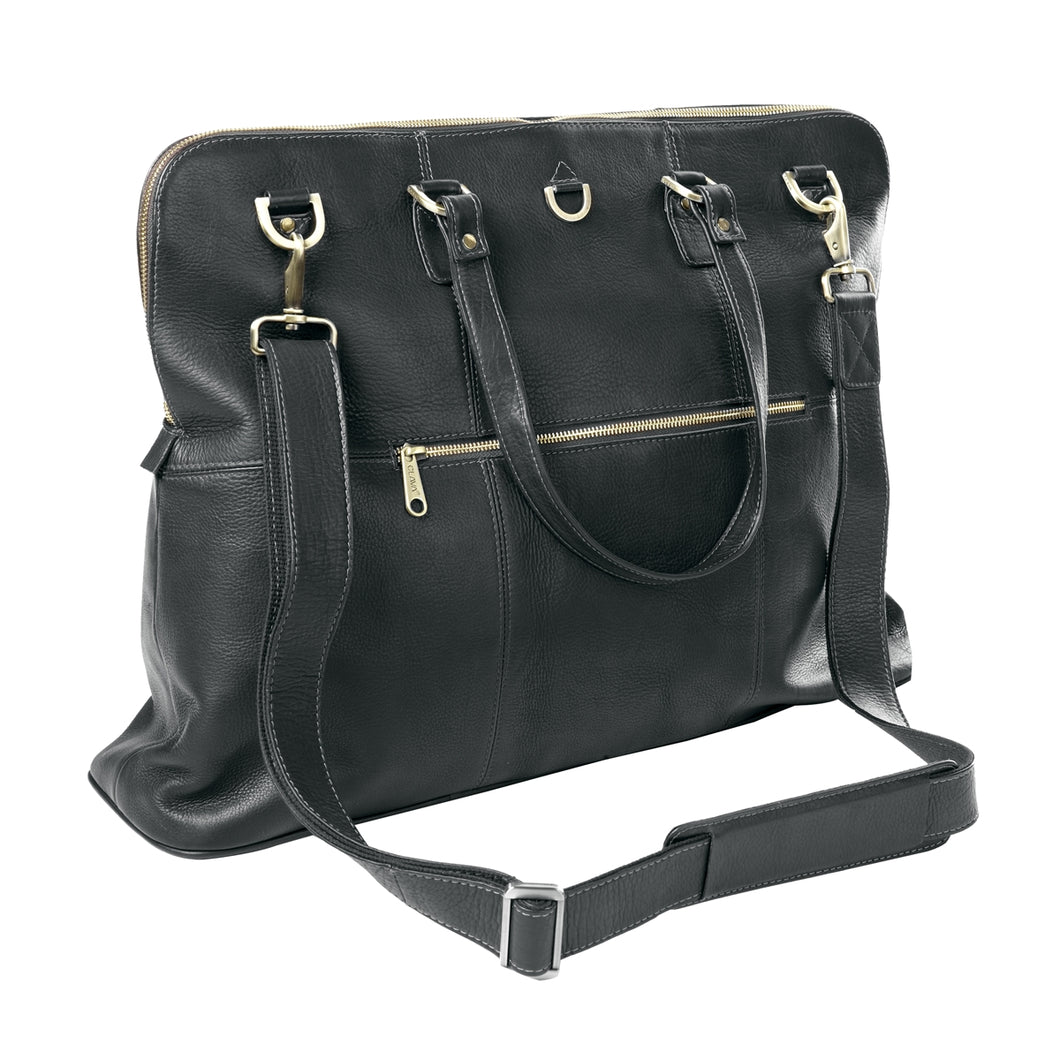 Leather Aviator Travel Tote