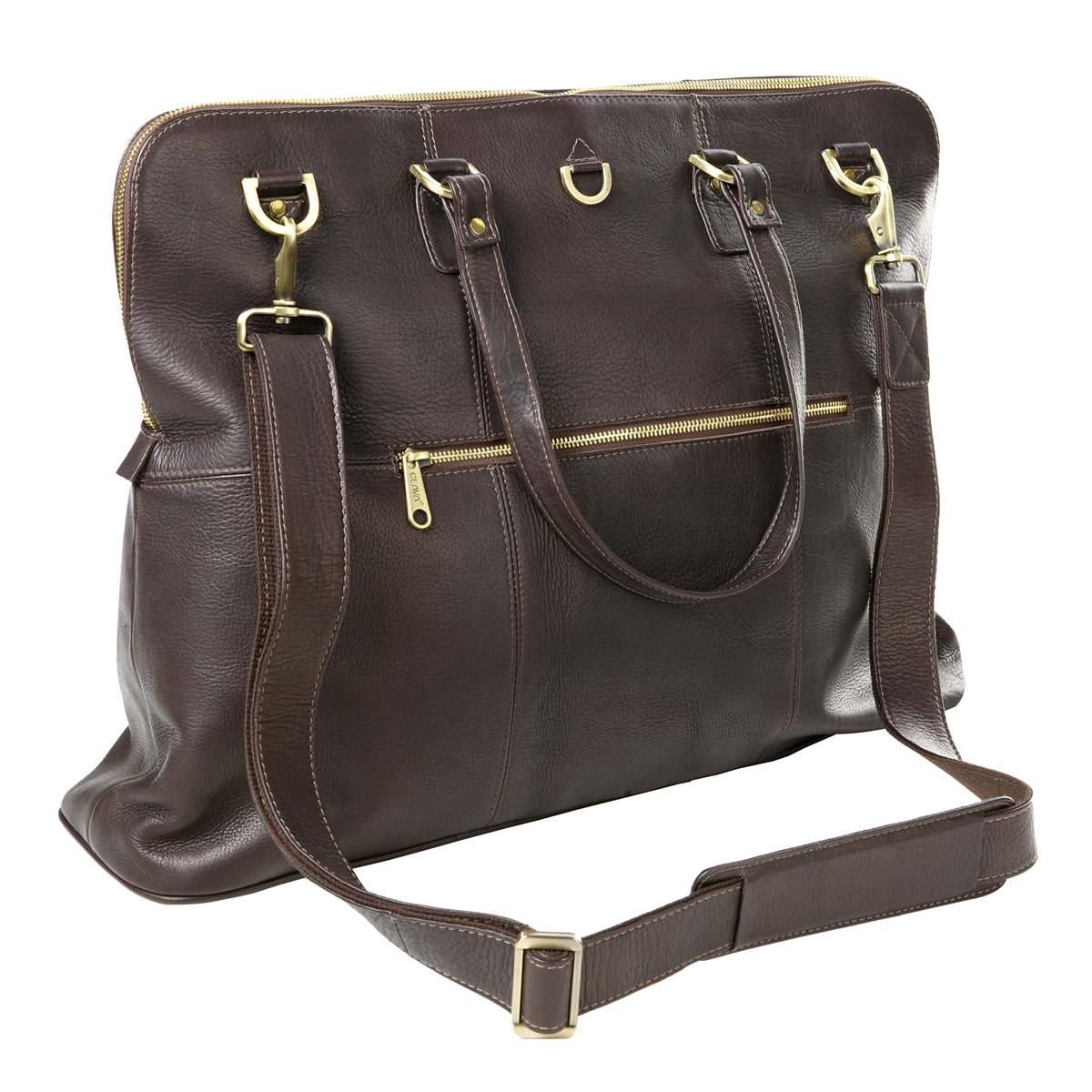 Leather Aviator Travel Tote by Clava – CLAVA