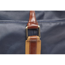 Load image into Gallery viewer, Racer Leather Travel Tote
