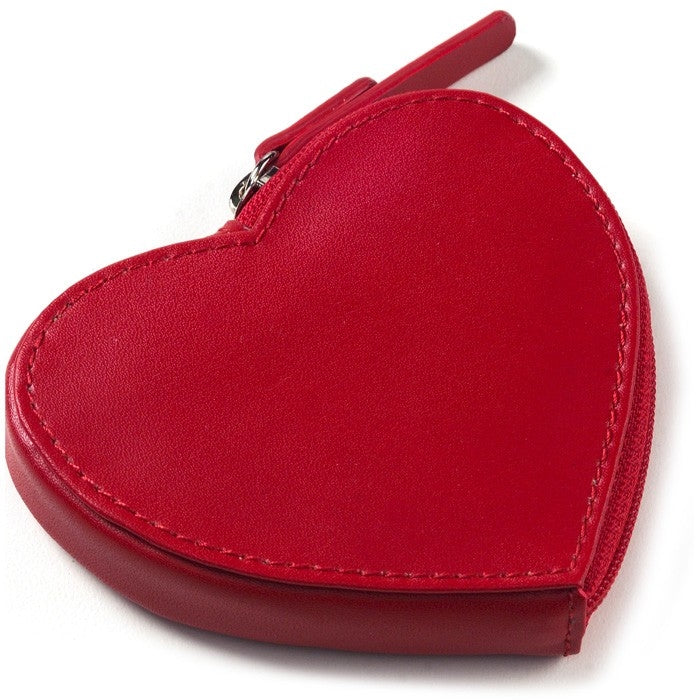 Heart Shaped Leather Coin Purse - Personalized by Clava – CLAVA