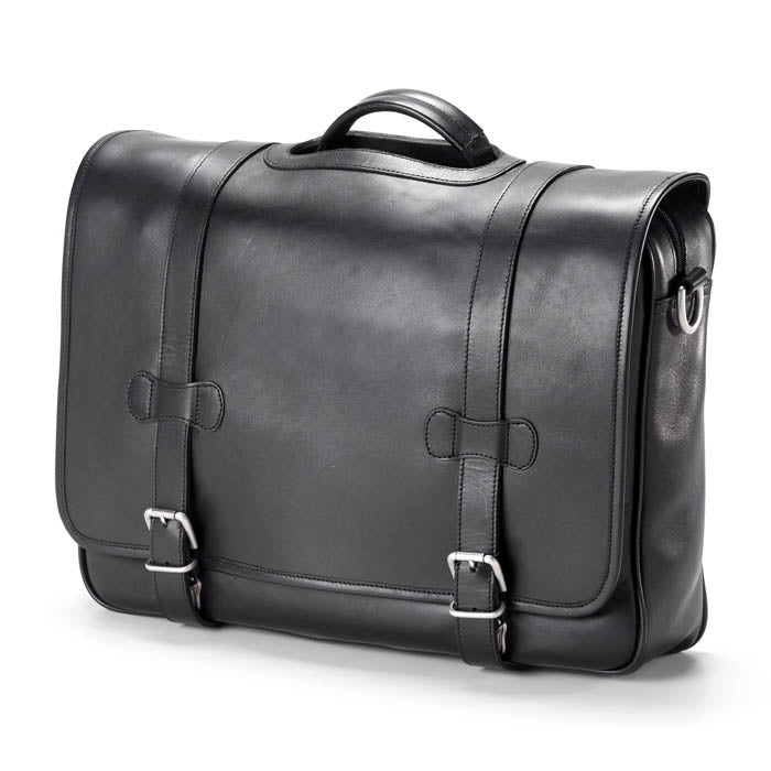 clava leather upright porthole briefcase backpack Convertible Gorgeous and buttery soft Clava Leather Top Handle Accordian