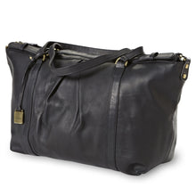 Load image into Gallery viewer, Leather Pleated Ziptop Shoulder Bag
