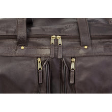 Load image into Gallery viewer, XL Leather Duffel w- Shoe Pocket
