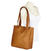 Load image into Gallery viewer, Leather Everyday Square Tote
