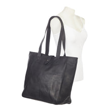 Load image into Gallery viewer, Oversized Vachetta Leather Tote
